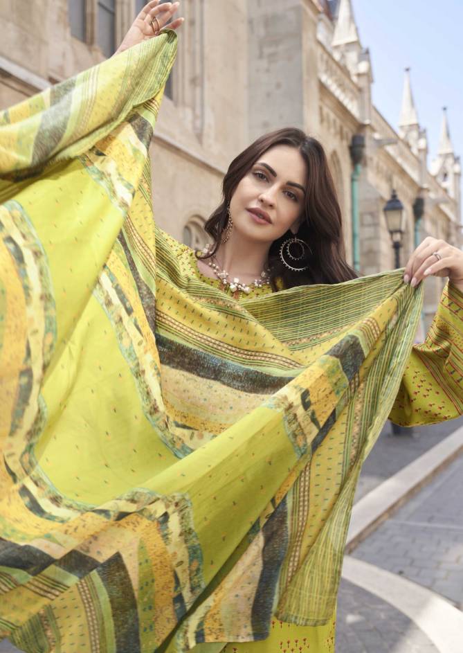 Roz Meher By The Hermitage lawn Karachi Cotton Dress Material Wholesale Shop In Surat